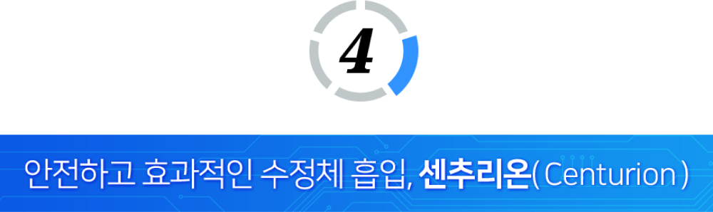 안전하고 효과적인 수정체 흡입, 센추리온